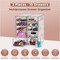 Sorbus 10 Drawers Acrylic Organizer for Makeup, Organization and Storage, Art Supplies, Jewelry, Stationary - 2 Pcs Clear Stackable Storage Drawers